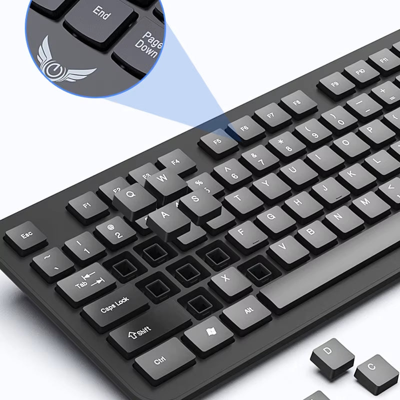 2.4Ghz Wireless Keyboard Mouse Set Gaming Keyboard Mouse Kit Tablet Keyboard for Android TV Box Laptop PC Office Accessories