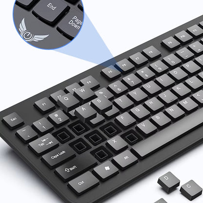 2.4Ghz Wireless Keyboard Mouse Set Gaming Keyboard Mouse Kit Tablet Keyboard for Android TV Box Laptop PC Office Accessories